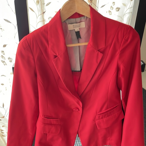 Bershka women cherry red blazer - Picture 9 of 11